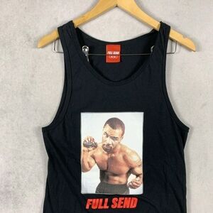Full Send Black Graphic Tank Top - 'Full Send' Print